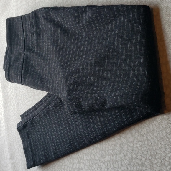 Dalia Black with White Stripes Pull-on Ponte Pant Leggings Size S - Picture 6 of 9